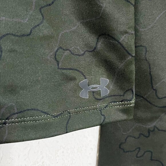 Under Armour Women's Dark Green Cold Weather Funnel Neck Pullover NWT Size Small - Picture 3 of 10